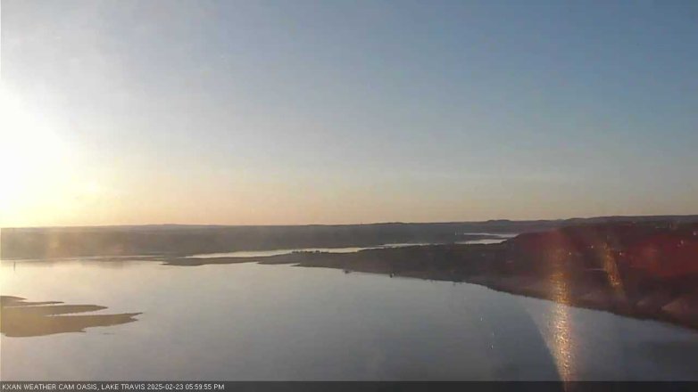 Lake Travis webcam, February 23, 2025 6:00 PM CT
