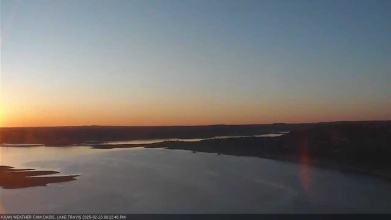 Lake Travis webcam, February 23, 2025 6:25 PM CT