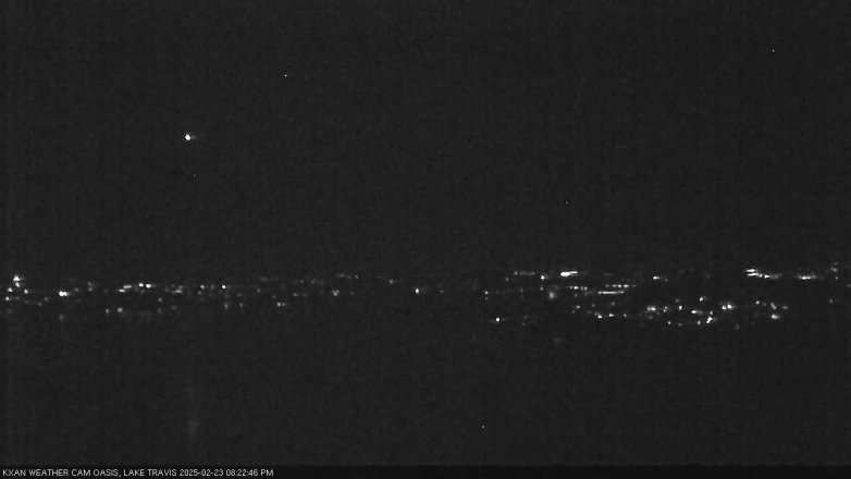 Lake Travis webcam, February 23, 2025 8:25 PM CT