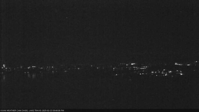 Lake Travis webcam, February 23, 2025 9:45 PM CT