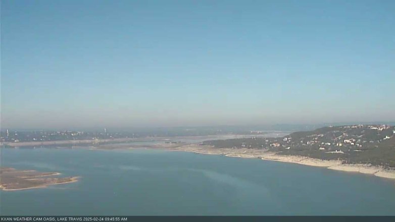Lake Travis webcam, February 24, 2025 9:45 AM CT