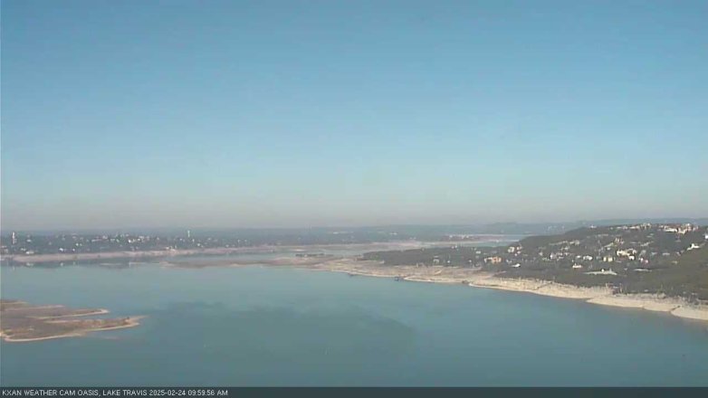 Lake Travis webcam, February 24, 2025 10:00 AM CT