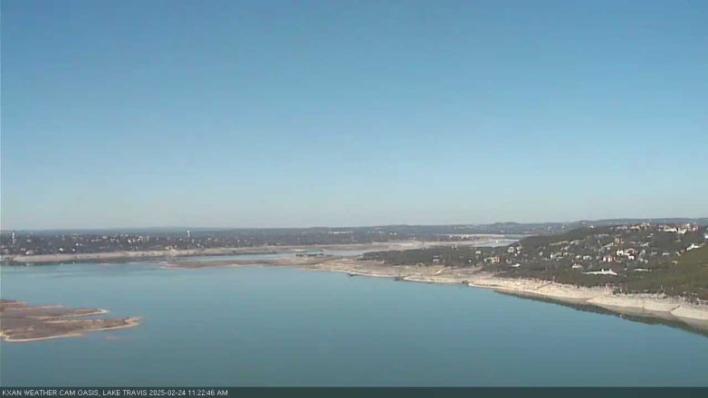 Lake Travis webcam, February 24, 2025 11:25 AM CT