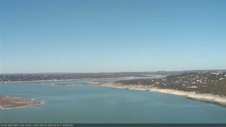 Lake Travis webcam, February 24, 2025 12:00 PM CT