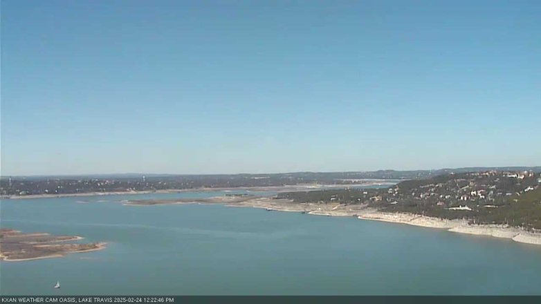 Lake Travis webcam, February 24, 2025 12:25 PM CT