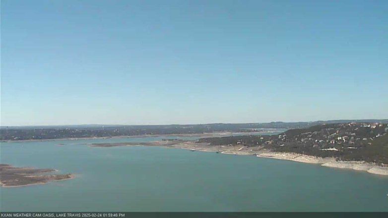Lake Travis webcam, February 24, 2025 2:00 PM CT