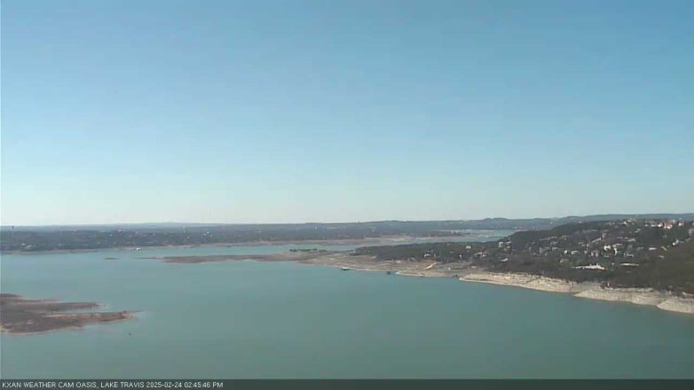 Lake Travis webcam, February 24, 2025 2:45 PM CT