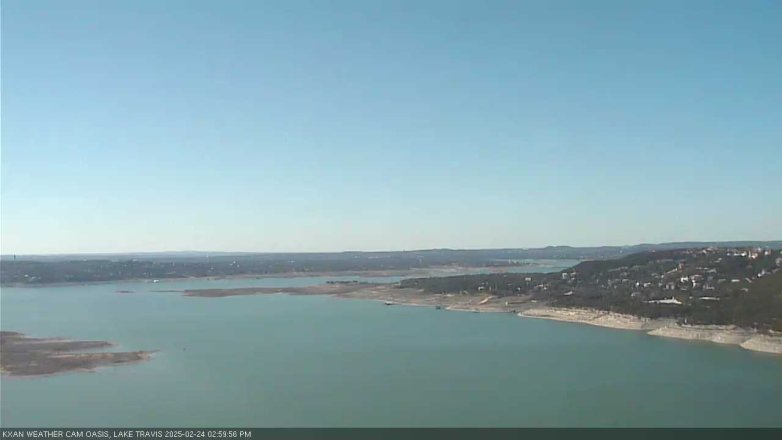 Lake Travis webcam, February 24, 2025 3:00 PM CT
