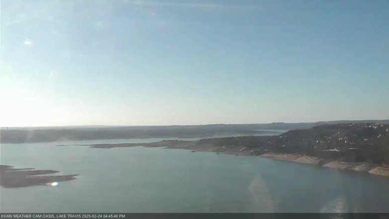 Lake Travis webcam, February 24, 2025 4:45 PM CT