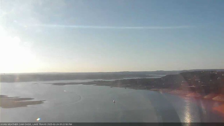 Lake Travis webcam, February 24, 2025 5:25 PM CT