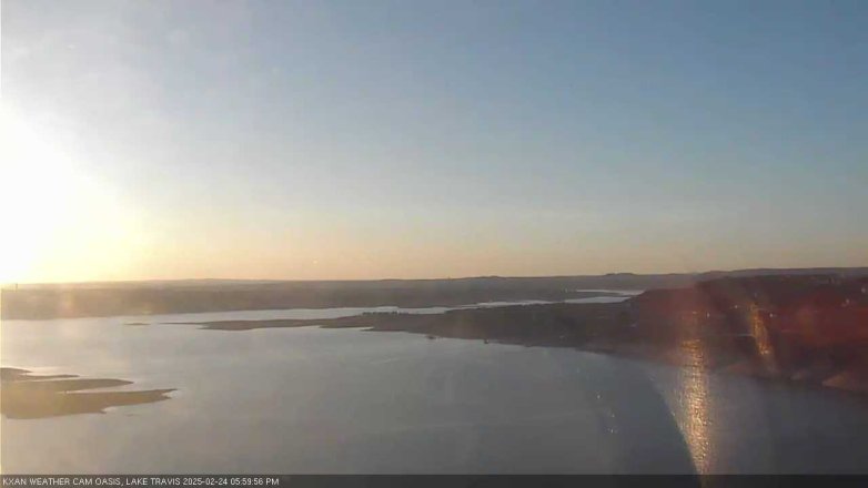 Lake Travis webcam, February 24, 2025 6:00 PM CT