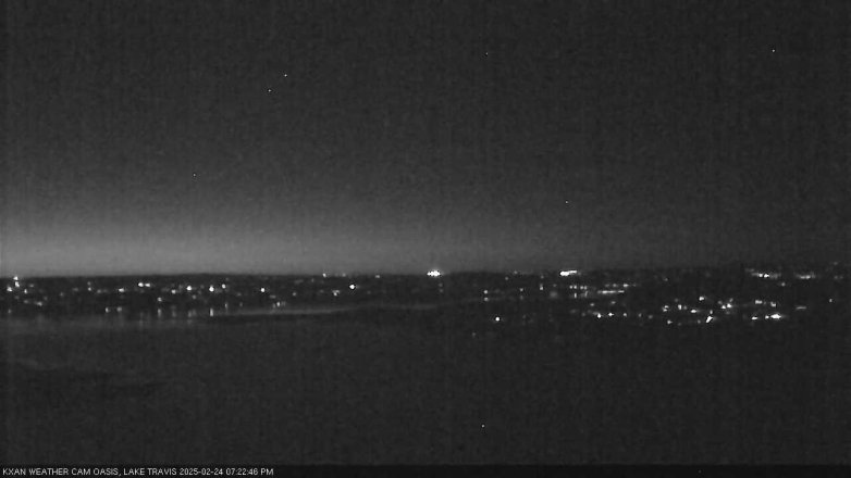 Lake Travis webcam, February 24, 2025 7:25 PM CT