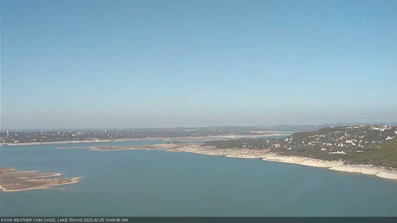 Lake Travis webcam, February 25, 2025 10:45 AM CT