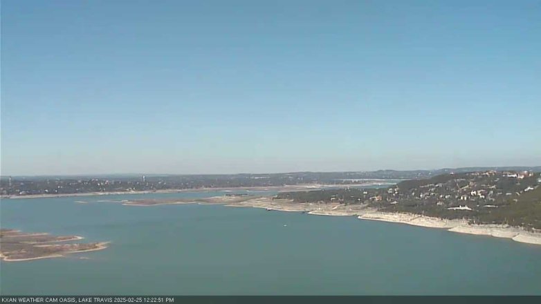Lake Travis webcam, February 25, 2025 12:25 PM CT