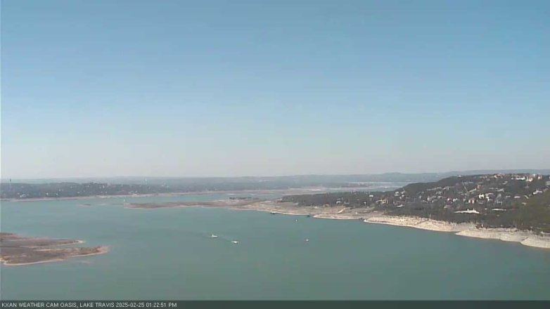 Lake Travis webcam, February 25, 2025 1:25 PM CT