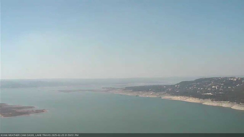 Lake Travis webcam, February 25, 2025 2:00 PM CT