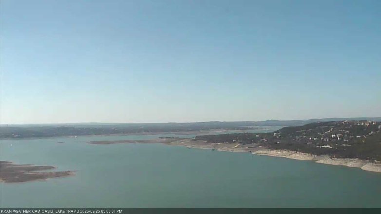 Lake Travis webcam, February 25, 2025 3:00 PM CT