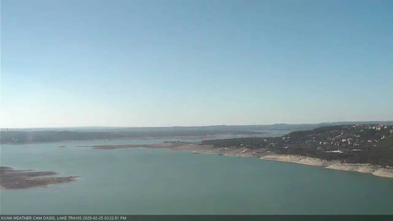 Lake Travis webcam, February 25, 2025 3:25 PM CT