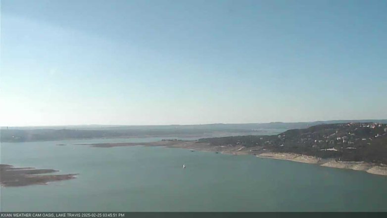 Lake Travis webcam, February 25, 2025 3:45 PM CT