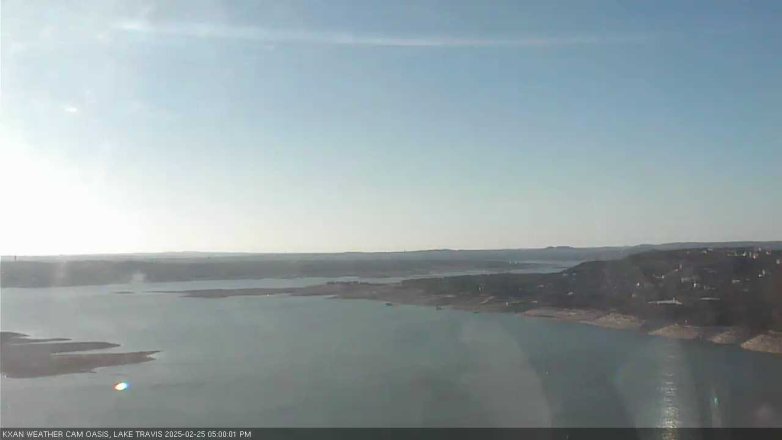 Lake Travis webcam, February 25, 2025 5:00 PM CT