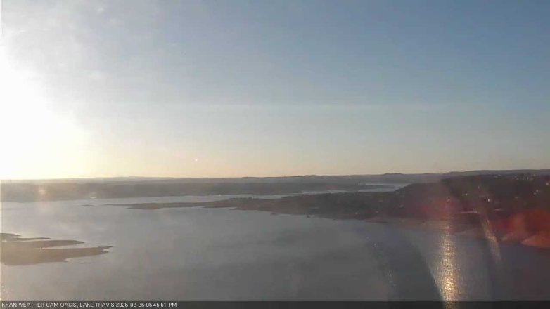 Lake Travis webcam, February 25, 2025 5:45 PM CT