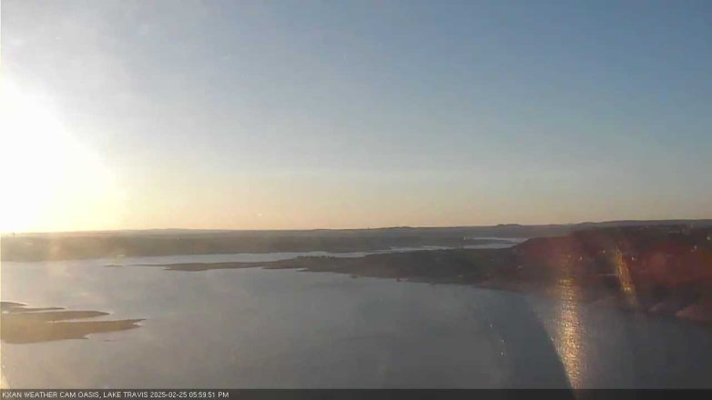 Lake Travis webcam, February 25, 2025 6:00 PM CT