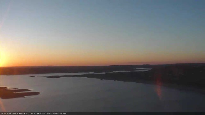 Lake Travis webcam, February 25, 2025 6:25 PM CT