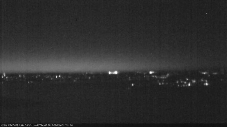 Lake Travis webcam, February 25, 2025 7:25 PM CT