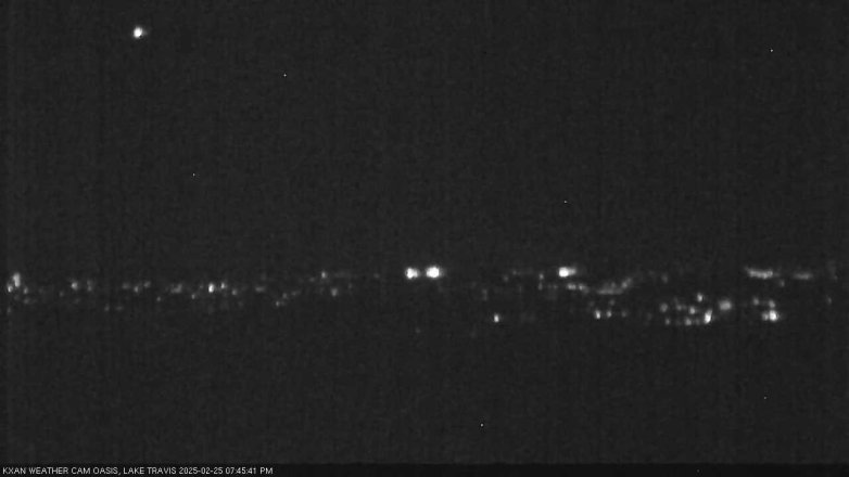 Lake Travis webcam, February 25, 2025 7:45 PM CT