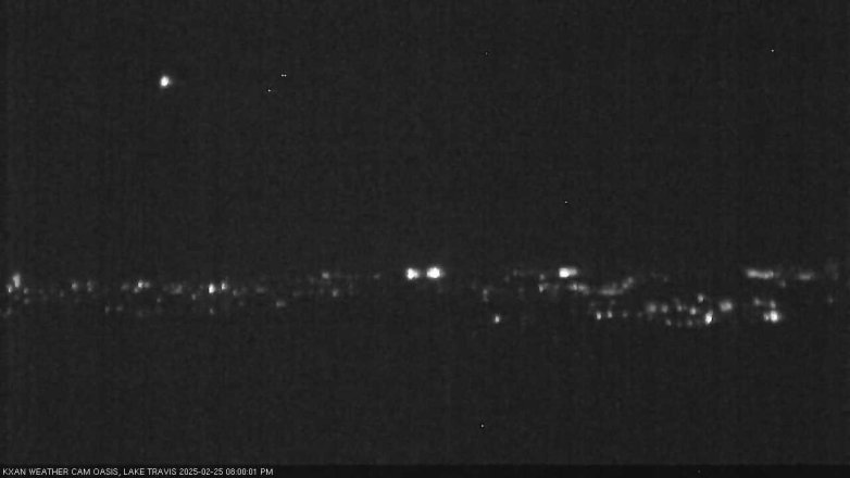 Lake Travis webcam, February 25, 2025 8:00 PM CT
