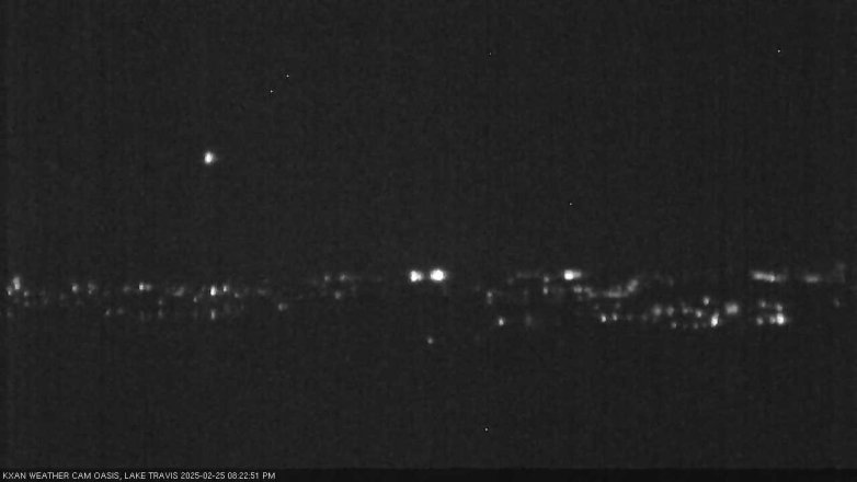 Lake Travis webcam, February 25, 2025 8:25 PM CT