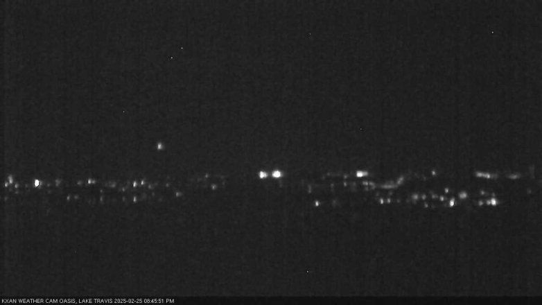 Lake Travis webcam, February 25, 2025 8:45 PM CT