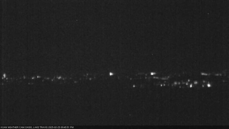 Lake Travis webcam, February 25, 2025 9:45 PM CT
