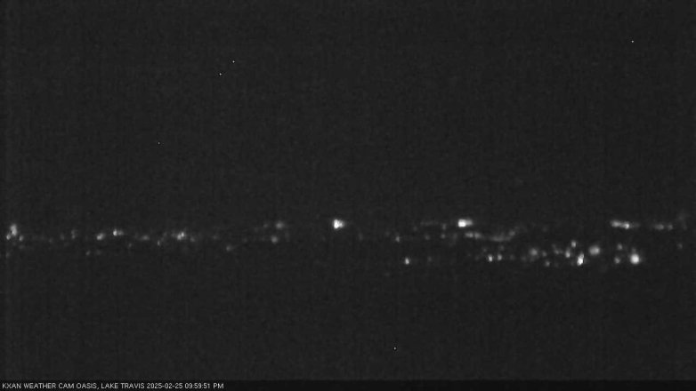 Lake Travis webcam, February 25, 2025 10:00 PM CT