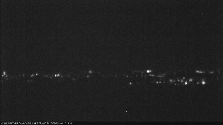 Lake Travis webcam, February 25, 2025 10:25 PM CT