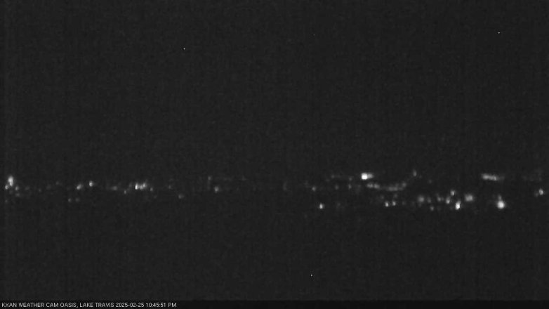 Lake Travis webcam, February 25, 2025 10:45 PM CT