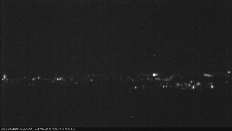 Lake Travis webcam, February 25, 2025 11:00 PM CT