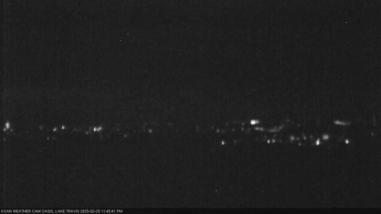 Lake Travis webcam, February 25, 2025 11:45 PM CT