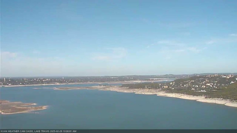 Lake Travis webcam, February 26, 2025 10:00 AM CT