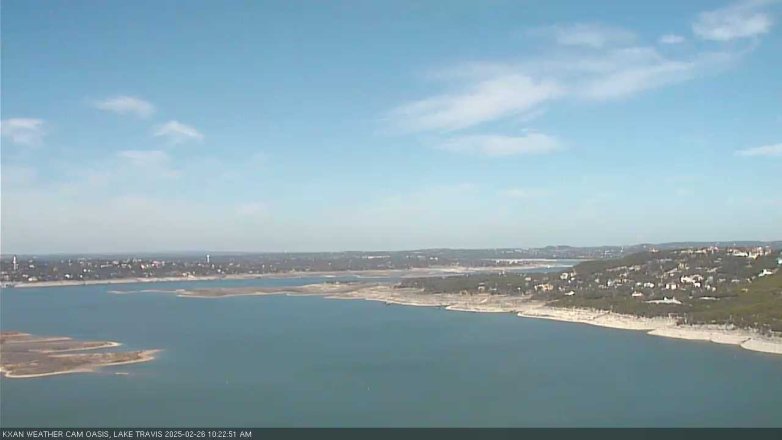 Lake Travis webcam, February 26, 2025 10:25 AM CT