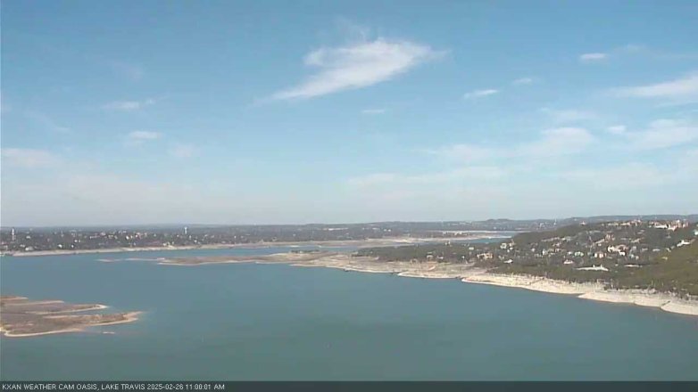 Lake Travis webcam, February 26, 2025 11:00 AM CT