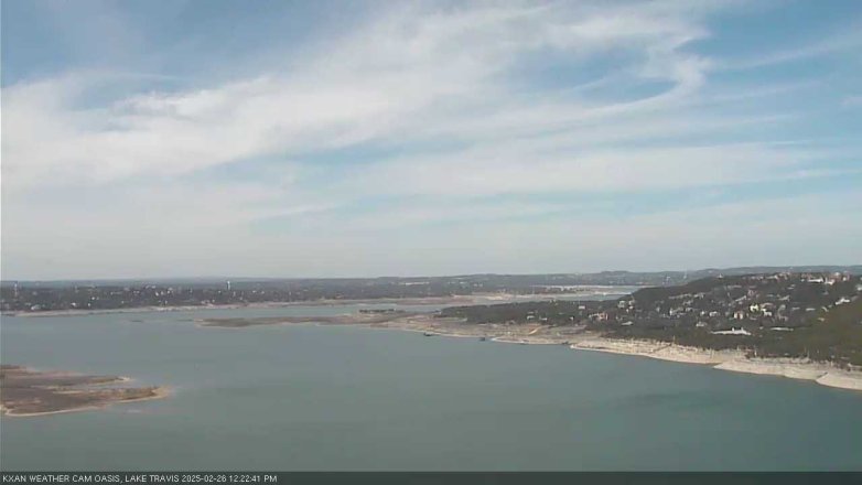 Lake Travis webcam, February 26, 2025 12:25 PM CT
