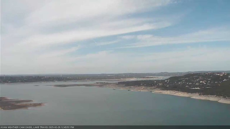Lake Travis webcam, February 26, 2025 12:45 PM CT