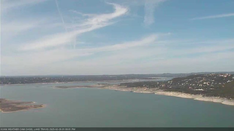 Lake Travis webcam, February 26, 2025 1:00 PM CT