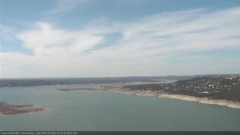 Lake Travis webcam, February 26, 2025 2:00 PM CT