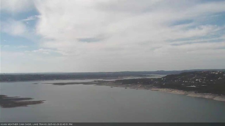 Lake Travis webcam, February 26, 2025 2:45 PM CT