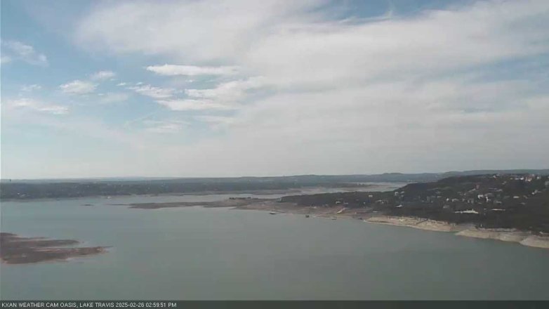 Lake Travis webcam, February 26, 2025 3:00 PM CT