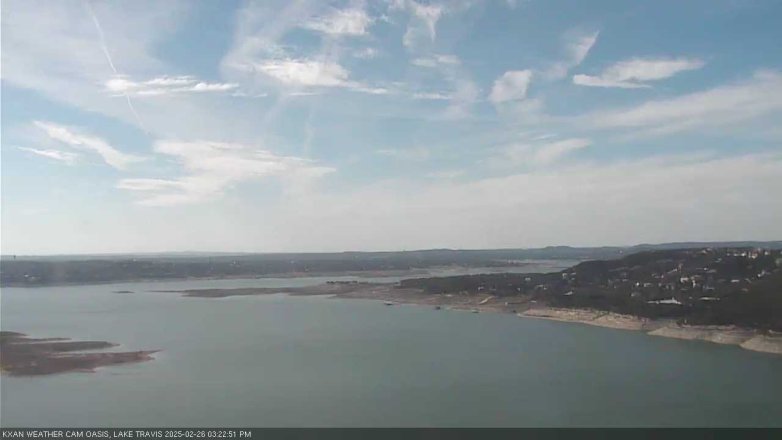 Lake Travis webcam, February 26, 2025 3:25 PM CT