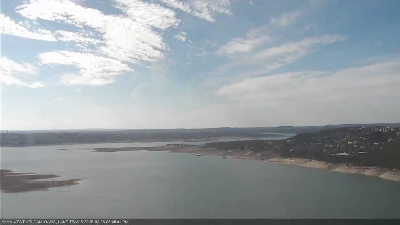 Lake Travis webcam, February 26, 2025 3:45 PM CT