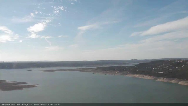 Lake Travis webcam, February 26, 2025 4:00 PM CT